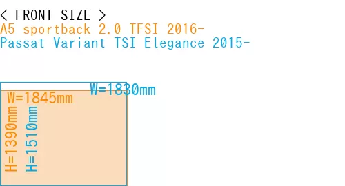 #A5 sportback 2.0 TFSI 2016- + Passat Variant TSI Elegance 2015-